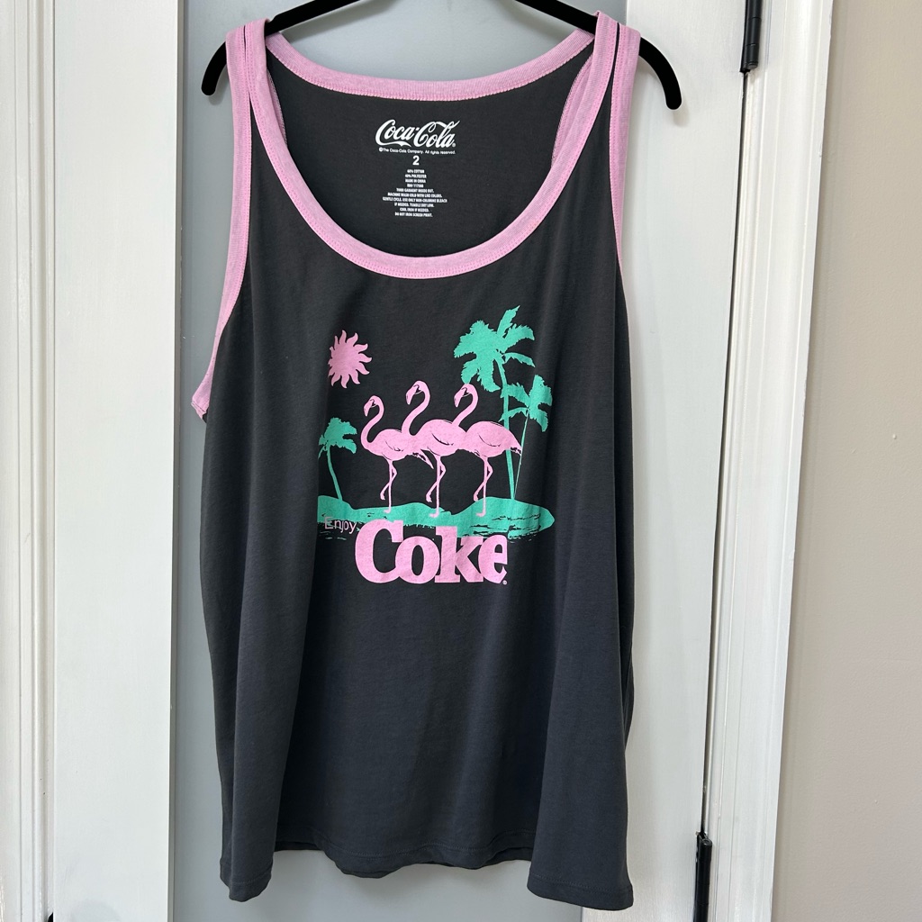 Torrid Coke Tank Top, Size 2x